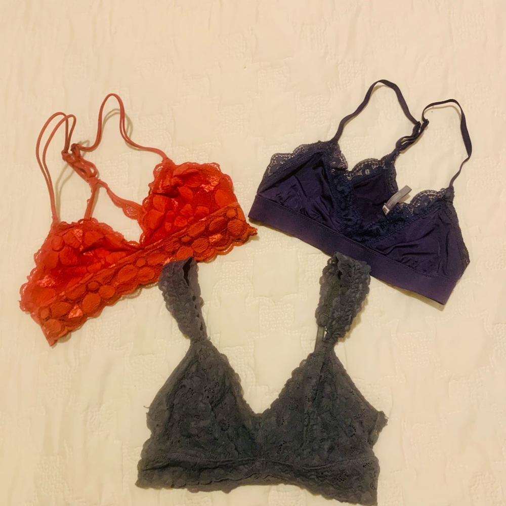 Lot of 3 Aerie Bralettes